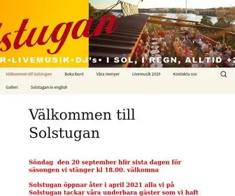 Solstugan.com(Restaurang, terrass, bar) Screenshot