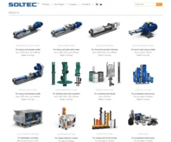 SoltecPumps.com(SOLTEC) Screenshot