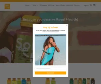 Solti.com(Organic Living Beverages® from Sol) Screenshot