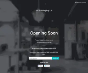 Soltraining.com.au(Sol Training Pty Ltd) Screenshot