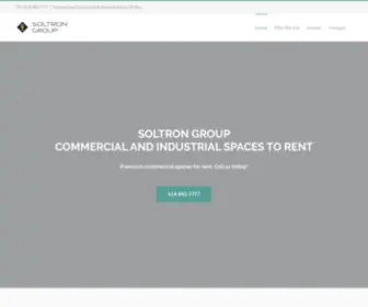 Soltrongroup.com(Commercial & industrial spaces for rent) Screenshot