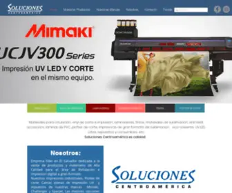 Soluciones-Centroamerica.com(Mimaki) Screenshot