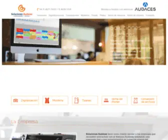 Solucionesaudaces.com.ar(Sistemas de Tizadas y Molderia) Screenshot