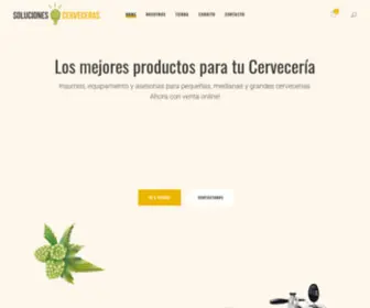 Solucionescerveceras.cl(Soluciones Cerveceras) Screenshot