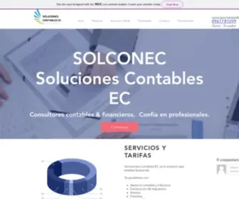 Solucionescontablesec.com(Asesoría Contable y Tributaria) Screenshot