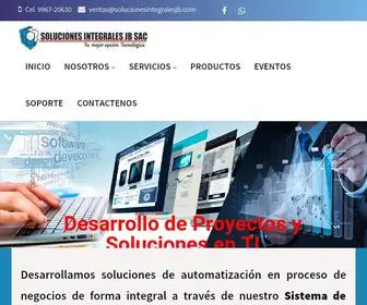 Solucionesintegralesjb.com(Pagina default) Screenshot