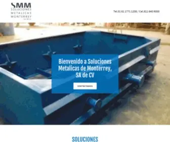 Solucionesmetalicasdemonterrey.com.mx(Soluciones Metalicas de Monterrey) Screenshot