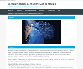 Solucionesmicrosip.com(Bienvenido a Microsip) Screenshot