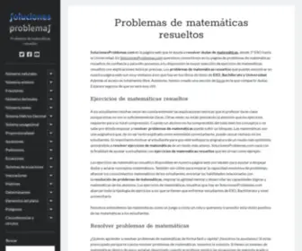 Solucionesproblemas.com(Problemas de matemáticas resueltos) Screenshot