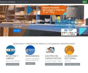 Solucionesuniversitarias.com.ar(Soluciones universitarias) Screenshot