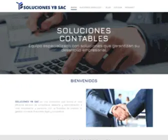 Solucionesyb.com(Soluciones YB) Screenshot