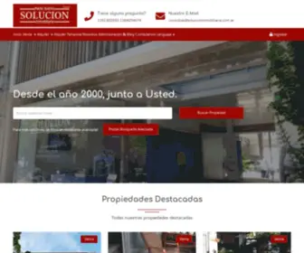 Solucioninmobiliaria.com.ar(Solución Inmobiliaria) Screenshot