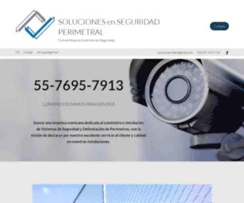 Solucionperimetral.com(SOLUCIONES en SEGURIDAD PERIMETRAL) Screenshot