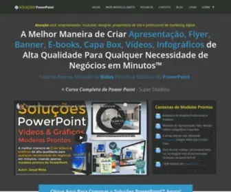 Solucoespowerpoint.com.br(Solu) Screenshot