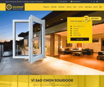 Soludoor.com(Chuyên thi công cửa nhựa lõi thép) Screenshot