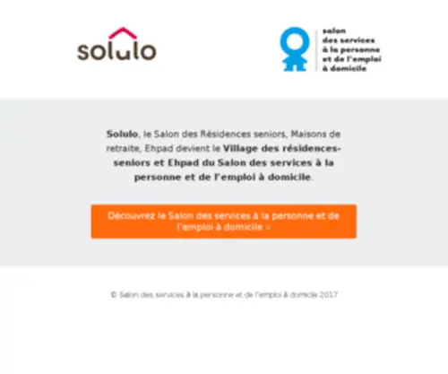 Solulo.fr(Le 1er Salon des maisons de retraite) Screenshot