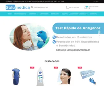 Solumedica.cl(Comercializadora y Distribuidora de insumos médicos) Screenshot