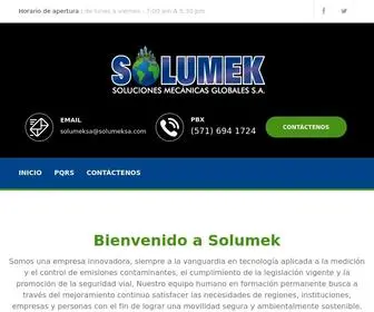 Solumeksa.com(Solumek s.a) Screenshot