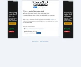 Solunarclock.com(Solunar Clock) Screenshot