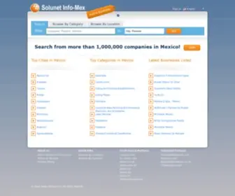 Solunet-Infomex.com(Search from more than 1) Screenshot