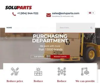Soluparts.com(Home) Screenshot