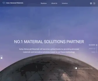 Solusadvancedmaterials.com(Solus Advanced Materials) Screenshot