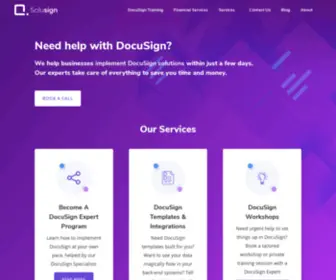 Solusign.com(Solusign's mission) Screenshot