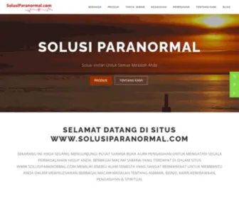 Solusiparanormal.com Screenshot