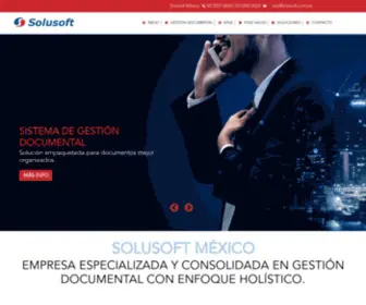 Solusoft.com.mx(Gestión Documental con legalidad y tecnología) Screenshot