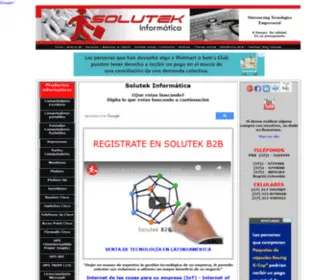 Solutekpartes.com.co(TECNOLOGIA INFORMATICA EMPRESARIAL en Bogota Colombia) Screenshot