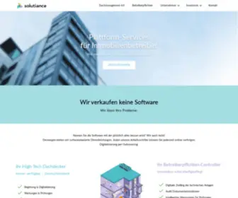 Solutiance.com(Wir machen den Job und schaffen Klarheit) Screenshot