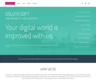 Solutiisoft.com(Default Web Site Page) Screenshot