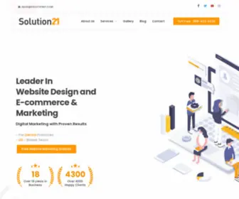 Solution21INC.com(Medical Website Design and Marketing by Solution21) Screenshot