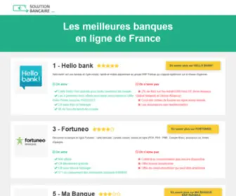 Solutionbancaire.com(Toutes les meilleures banques en ligne) Screenshot