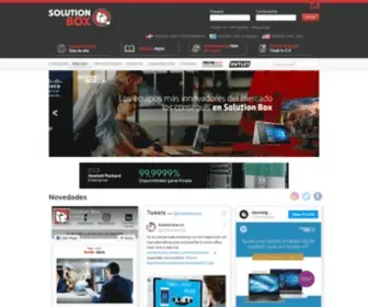 Solutionbox.com.ar(Mayorista de Informatica y telecomunicaciones) Screenshot