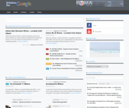 Solutionforgoogle.it(Attività consigliata su Google) Screenshot