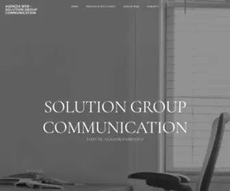Solutiongroupcomunication.it(Agenzia Web) Screenshot