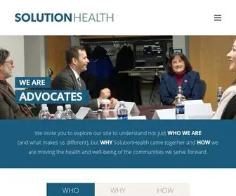 Solutionhealth.org(A HealthCare solution for New Hampshire) Screenshot