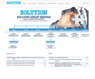 Solutionholdings.com.my(Solution Engineering Holdings Berhad) Screenshot