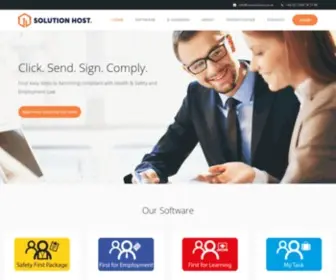 Solutionhost.co.uk(Solution Host) Screenshot