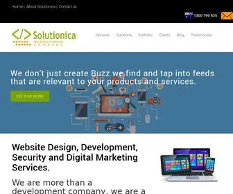 Solutionica.com(Website Design) Screenshot