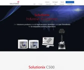 Solutionix.com(Industrial 3D Scanners) Screenshot