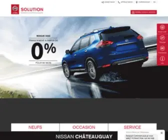 Solutionnissan.com(Bienvenue chez Solution Nissan) Screenshot