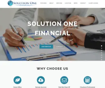 Solutionone.ca(Solution One Financial) Screenshot