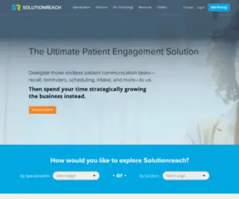 Solutionreach.com(Patient Retention and Communication Platform) Screenshot