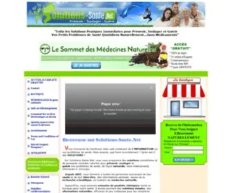 Solutions-Sante.net(Les Solutions Pour Prévenir) Screenshot
