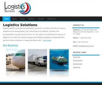 Solutions-TL.com(Logistics Solutions) Screenshot