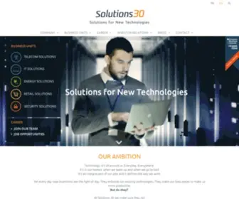 Solutions30.com(Home) Screenshot