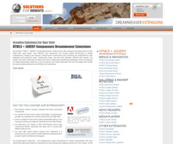 Solutions4Website.com(Dreamweaver Extensions) Screenshot