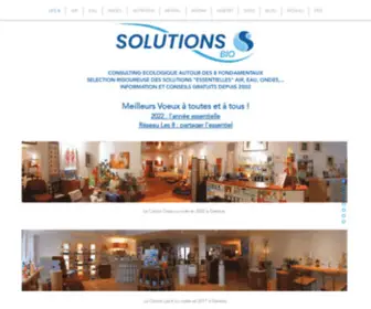 Solutionsbio.ch(Les 8 fondamentaux) Screenshot
